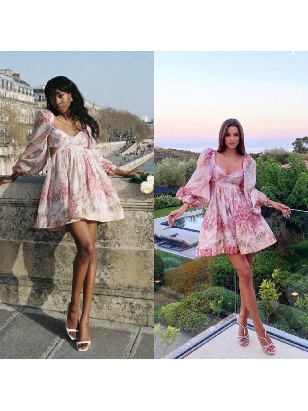 Zimmermann Wild Botanica Bralette Mini Dress Floral 1 EUC - Picture 15 of 16